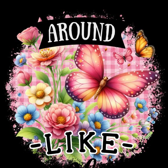 Butterfly Kitchen Towel Set, Floral Hand Towels, Kitchen Towels Gift Idea - Picture 4 of 10